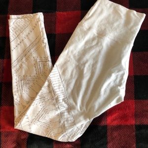 Aerie Chill Light Grey Burnout Leggings